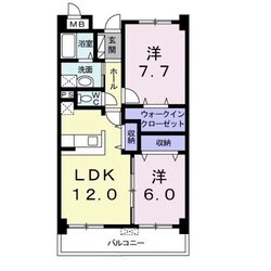 セントラルヴィレッジの物件間取画像